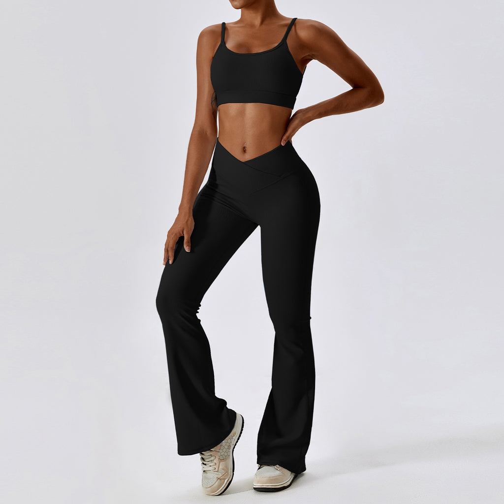 High Waist V-Cut Set