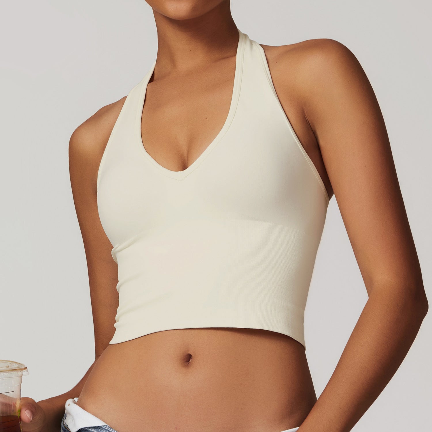 Halter Neck Sports Bra