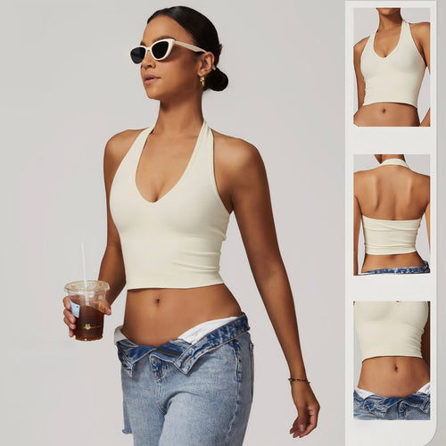 Halter Neck Sports Bra