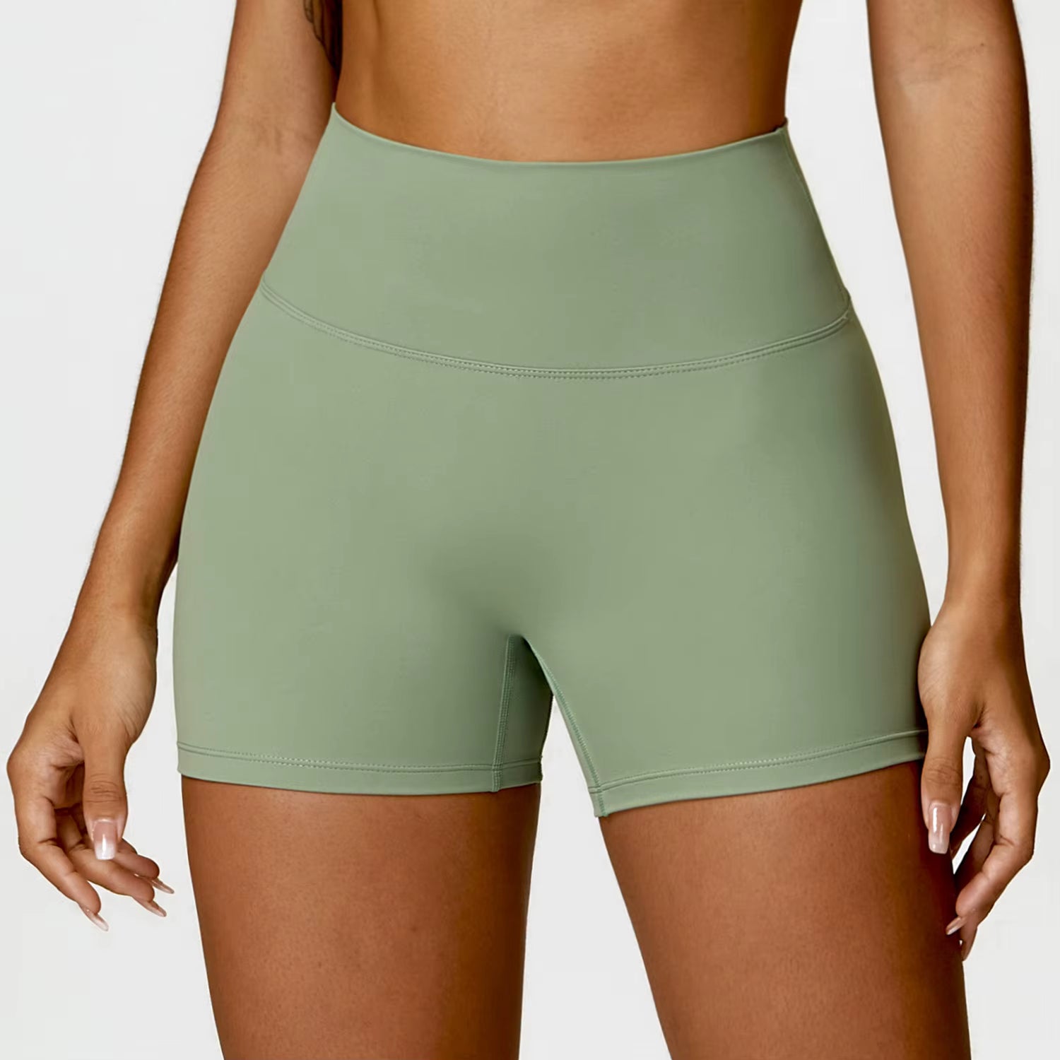 High Waist Scrunch Gym Shorts