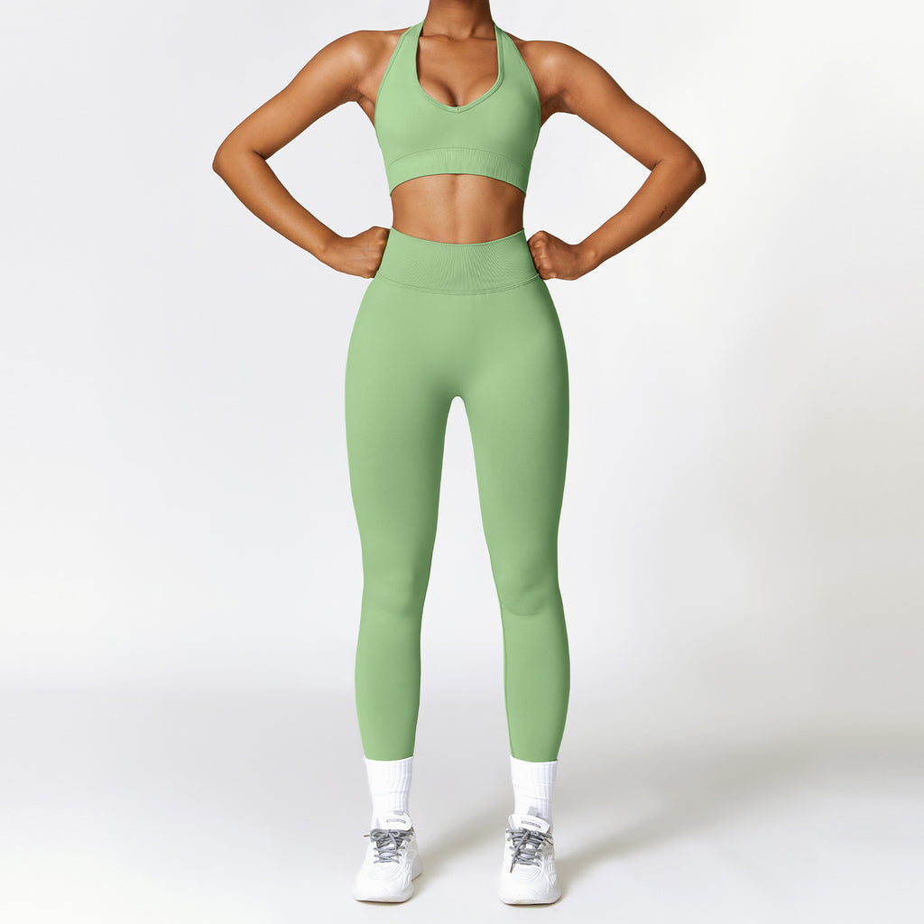 Scrunch Leggings and Bra Seamless Top